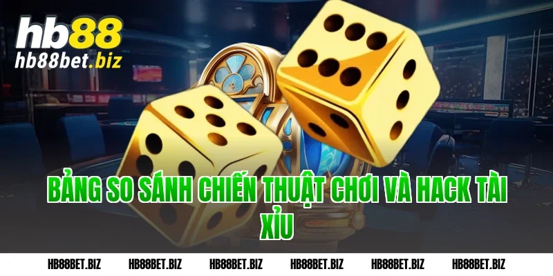 Bảng So Sánh Chiến Thuật Chơi Và Hack Tài Xỉu